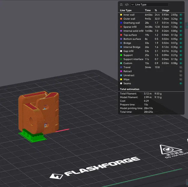 Ngàm gắn Camera khớp nối cho bản lề AD5M Minimal - Image 3