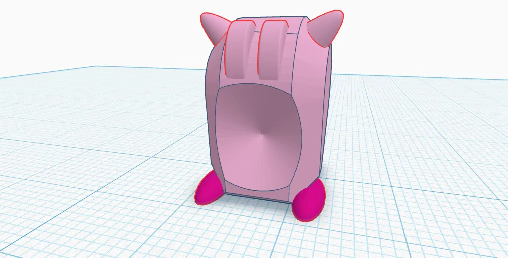 Mô hình đầu Kirby đáng yêu tùy chỉnh cho Dummy 13 - Image 1