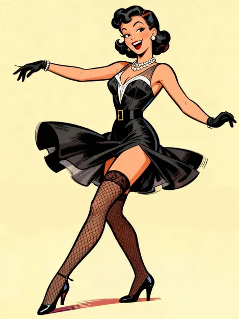 Mô hình 3D vũ công Jazz nghệ thuật (Modern Jazz Dancer) - Image 2