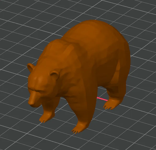 Mô hình chú gấu 3D chất lượng cao để trang trí và quà tặng - Image 1