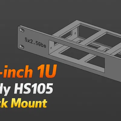 Ngàm rack 10-inch 1U cho Cudy HS105