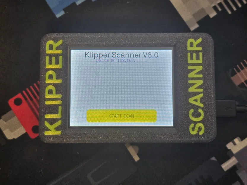 Klipper IP Address CYD Scanner - Thiết bị quét máy in Klipper - Image 1