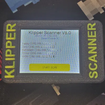 Klipper IP Address CYD Scanner - Thiết bị quét máy in Klipper