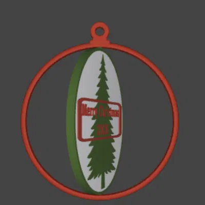 Đồ trang trí cây thông Noel 2026 có thể xoay (2026 Christmas Ornament)