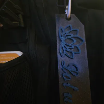 Móc khóa hình hoa sen (Lotus keychain) in 3D đẹp và tinh tế