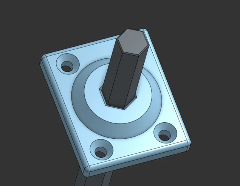 Đế giữ trục lục giác 1/2 inch cho FRC Robotics (Low Profile) - Image 2