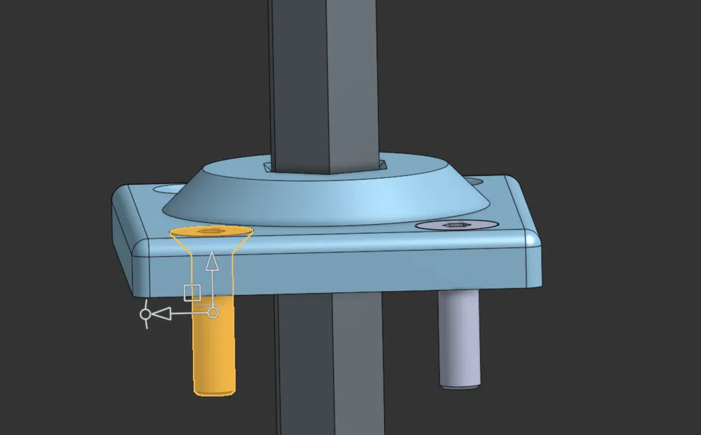 Đế giữ trục lục giác 1/2 inch cho FRC Robotics (Low Profile) - Image 3