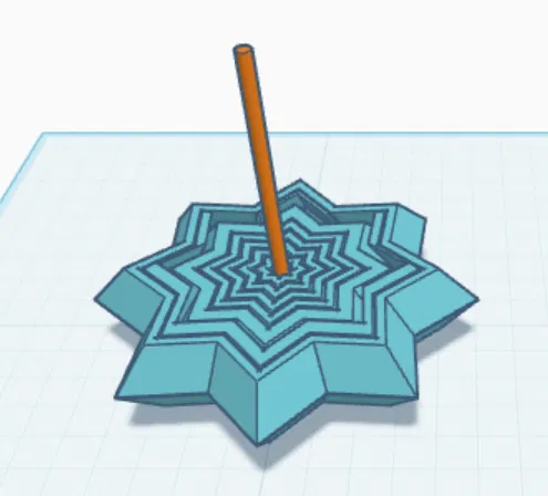 Mô hình đồ chơi xoay Hexacon Fidget có tay cầm thư giãn - Image 1