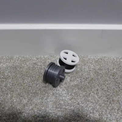 Tay nắm ngăn kéo hình cuộn Filament cho tủ IKEA độc đáo