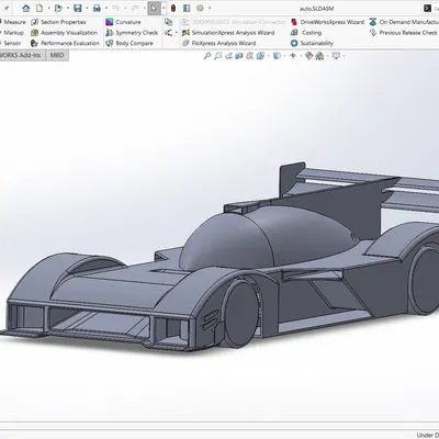 Mô hình xe đua phong cách LMP1