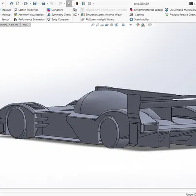 Mô hình xe đua phong cách LMP1