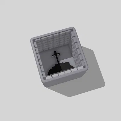 Khuôn in 3D tạo hình lâu đài cát và thanh kiếm cho bé