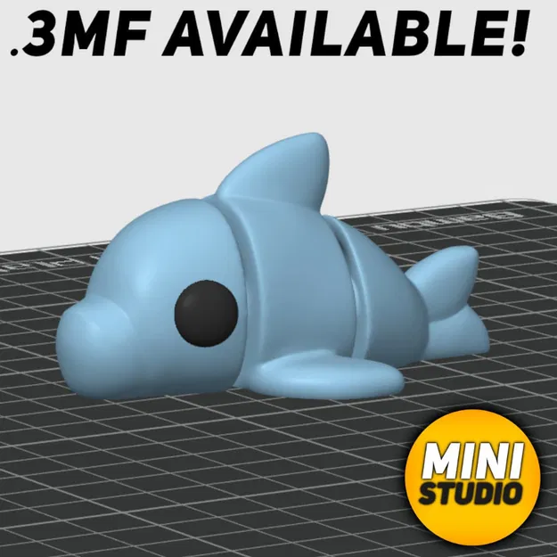 Mô hình chú cá heo khớp nối linh hoạt (Articulated Flexi Dolphin) - Image 4