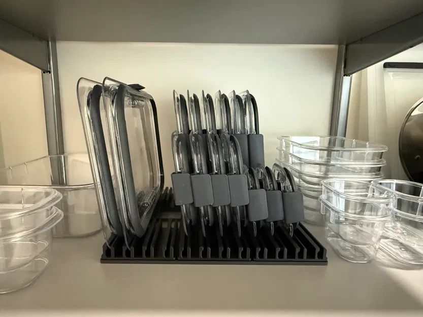 Rubbermaid Brilliance Lidfinity - Giá đỡ nắp hộp theo hệ Gridfinity - Image 1