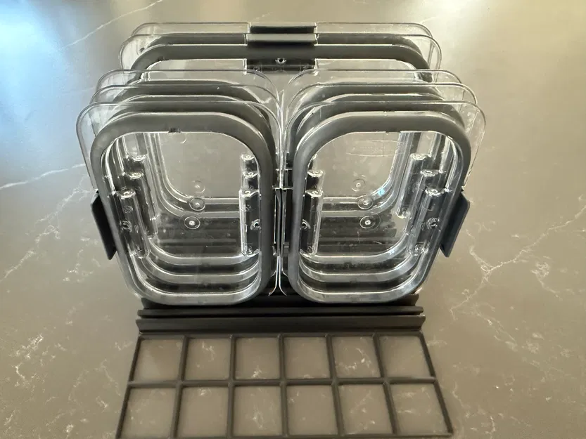 Rubbermaid Brilliance Lidfinity - Giá đỡ nắp hộp theo hệ Gridfinity - Image 3