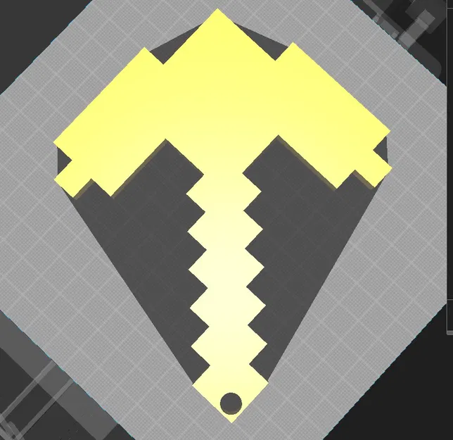 Mô hình Cúp Minecraft (Minecraft Pickaxe) in 3D cho bé - Image 1