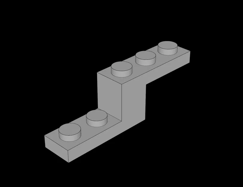 Mảnh ghép nối 5x1x1.333 tương thích Lego - In 3D dễ dàng - Image 1