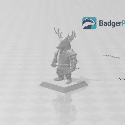 Bộ sưu tập mô hình nhân vật hươu (The Deer Collection) cho game RPG