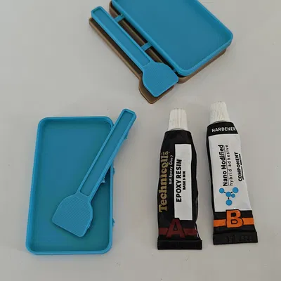 Khay Pha Keo Epoxy & Que Khuấy | Thiết Kế Bẻ Rời (6g)