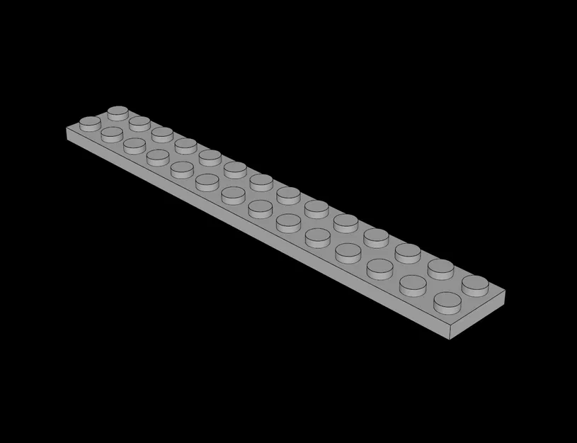 Tấm nền Lego tương thích 2x14 - File in 3D chất lượng cao - Image 1