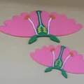 Mô hình cấu tạo các bộ phận của hoa (Parts of a flower) - Thumbnail 1