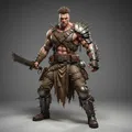 Mô hình 3D chiến binh Mad Max Warrior 1 siêu chi tiết - Thumbnail 1
