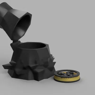 Mô hình nhẫn The One Ring với cơ chế bánh răng 3D độc đáo