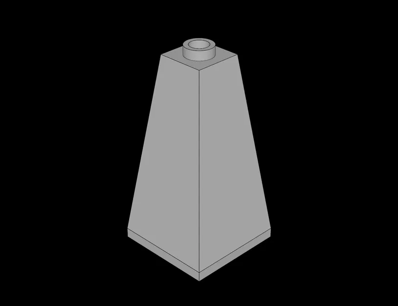 Mảnh ghép Lego tương thích Slope Brick 75 2x2x3 in 3D chất lượng - Image 1