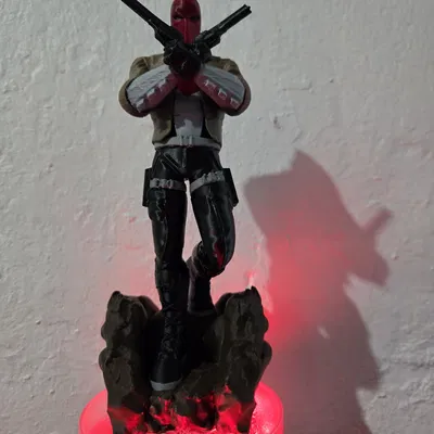 Mô hình 3D Red Hood phong cách Deadpool cực ngầu