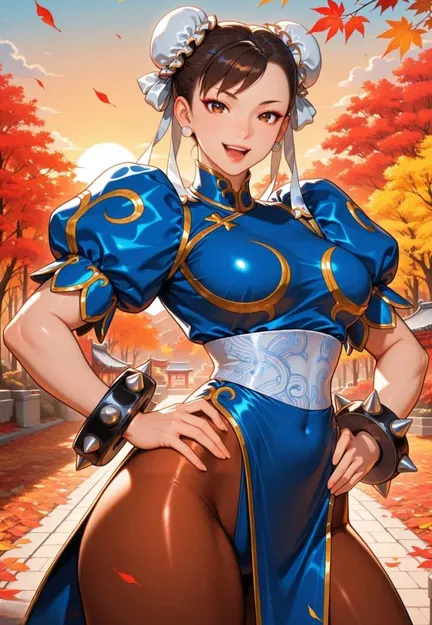 Mô hình 3D Chun-Li (Street Fighter) phong cách anime cá tính - Image 2