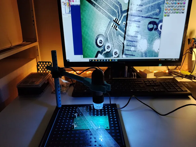 Bộ giá đỡ PCB - Dành cho hàn linh kiện SMT qua kính hiển vi - Image 1