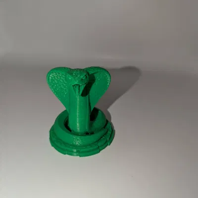 Mô hình Rắn Hổ Mang (Snake Monster) - In 3D Chi Tiết