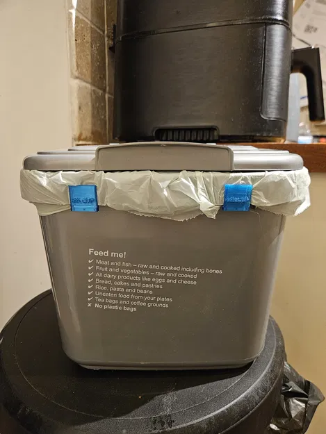 BIN CLIP - Kẹp giữ túi rác cho thùng rác hữu cơ - Image 1