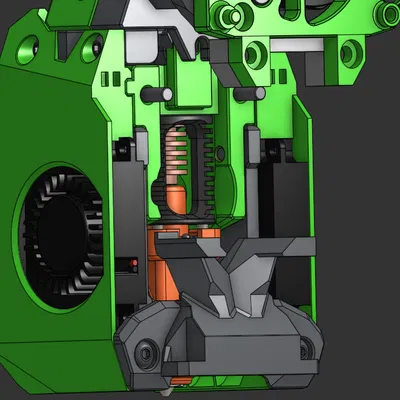 Ngàm gắn cảm biến Beacon cho AntHead HF Duct - Phụ kiện in 3D chính xác