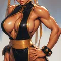 Mô hình 3D Chun-Li (Phong cách AI cách điệu) - Thumbnail 2