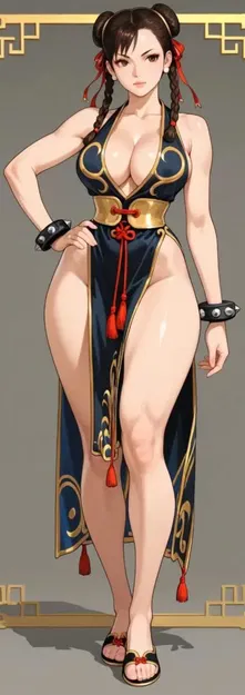 Mô hình 3D Chun-Li phong cách võ sĩ huyền thoại đầy cuốn hút - Image 2