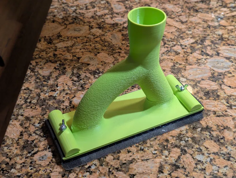 Dụng cụ chà nhám trần nhà có tích hợp hút bụi - Image 1