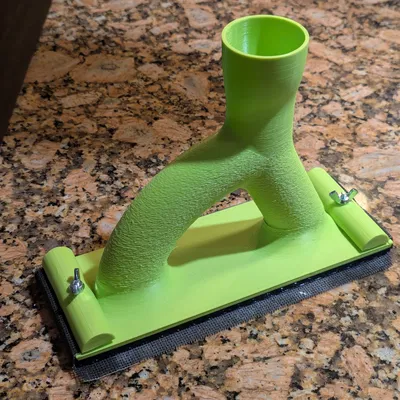 Dụng cụ chà nhám trần nhà có tích hợp hút bụi