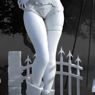 Mô hình 3D nhân vật nữ phong cách Freddy Krueger cực kỳ ấn tượng