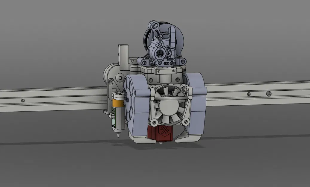 Toolhead Ender 3 v2 cho Sherpa mini/micro, dual 5015, Volcano và ADXL345 - Image 1