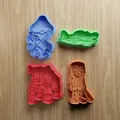 Bộ Khuôn Cắt Bánh Quy Brainrot Characters STL | Khuôn Fondant Hoạt Hình | In 3D - Thumbnail 1