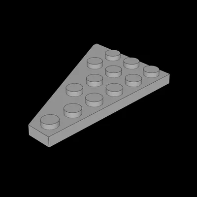 Mảnh ghép cánh Lego 4x6 Right - File in 3D chất lượng cao