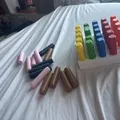 Bộ trò chơi phân loại màu sắc (Peg Sorting Game) cho bé - Thumbnail 2