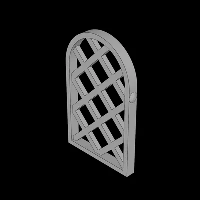 Cửa sổ vòm cổ điển tương thích với hệ thống lắp ráp Lego