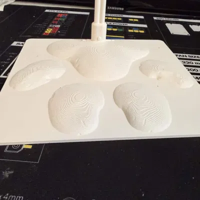 Chân đế trưng bày gấu Build-A-Bear hình dấu chân