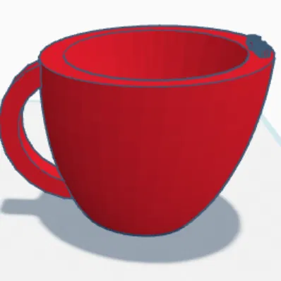 Mẫu in 3D chậu trồng cây không khí Airplant Cuppa độc đáo