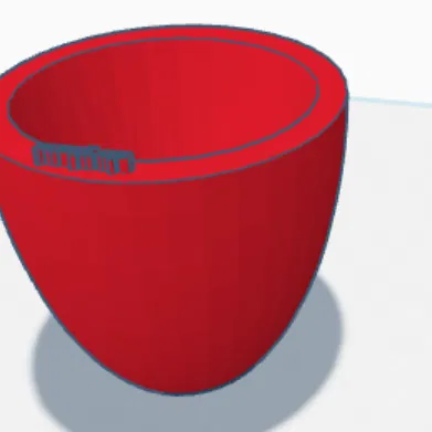 Mẫu in 3D chậu trồng cây không khí Airplant Cuppa độc đáo