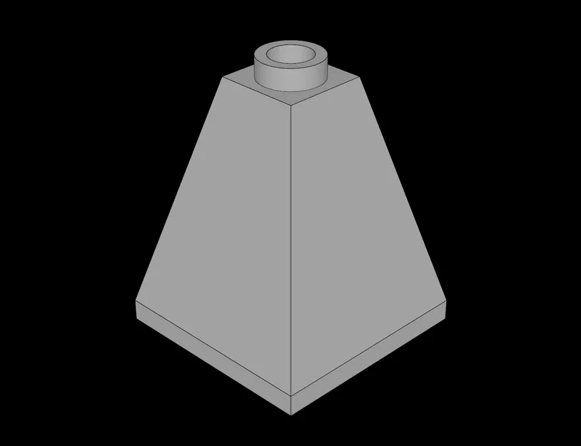 Gạch dốc Lego 75 độ 2x2x2: Tự in 3D mảnh ghép tương thích chất lượng - Image 1