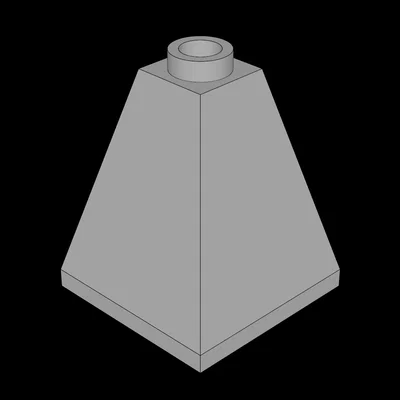 Gạch dốc Lego 75 độ 2x2x2: Tự in 3D mảnh ghép tương thích chất lượng