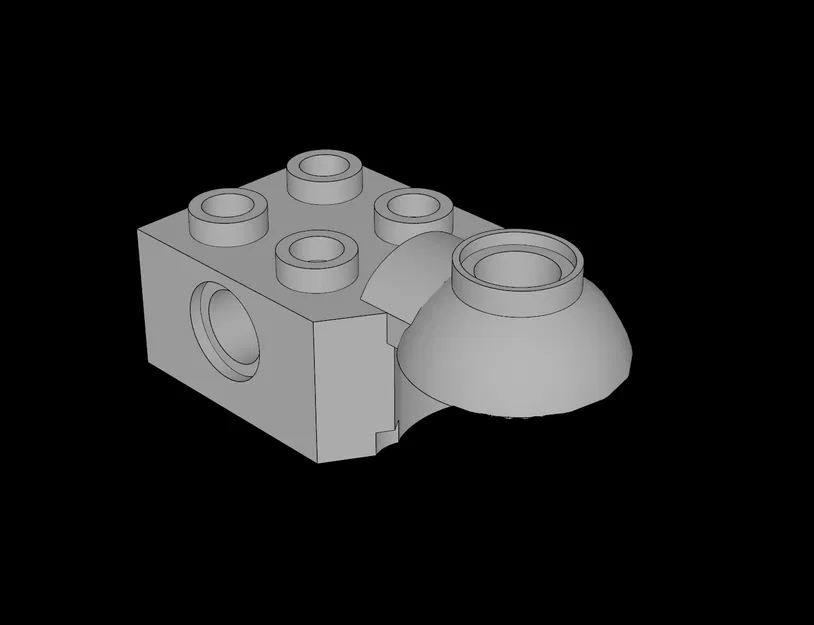 Gạch nối Technic 2x2 tương thích Lego có khớp xoay linh hoạt - Image 1